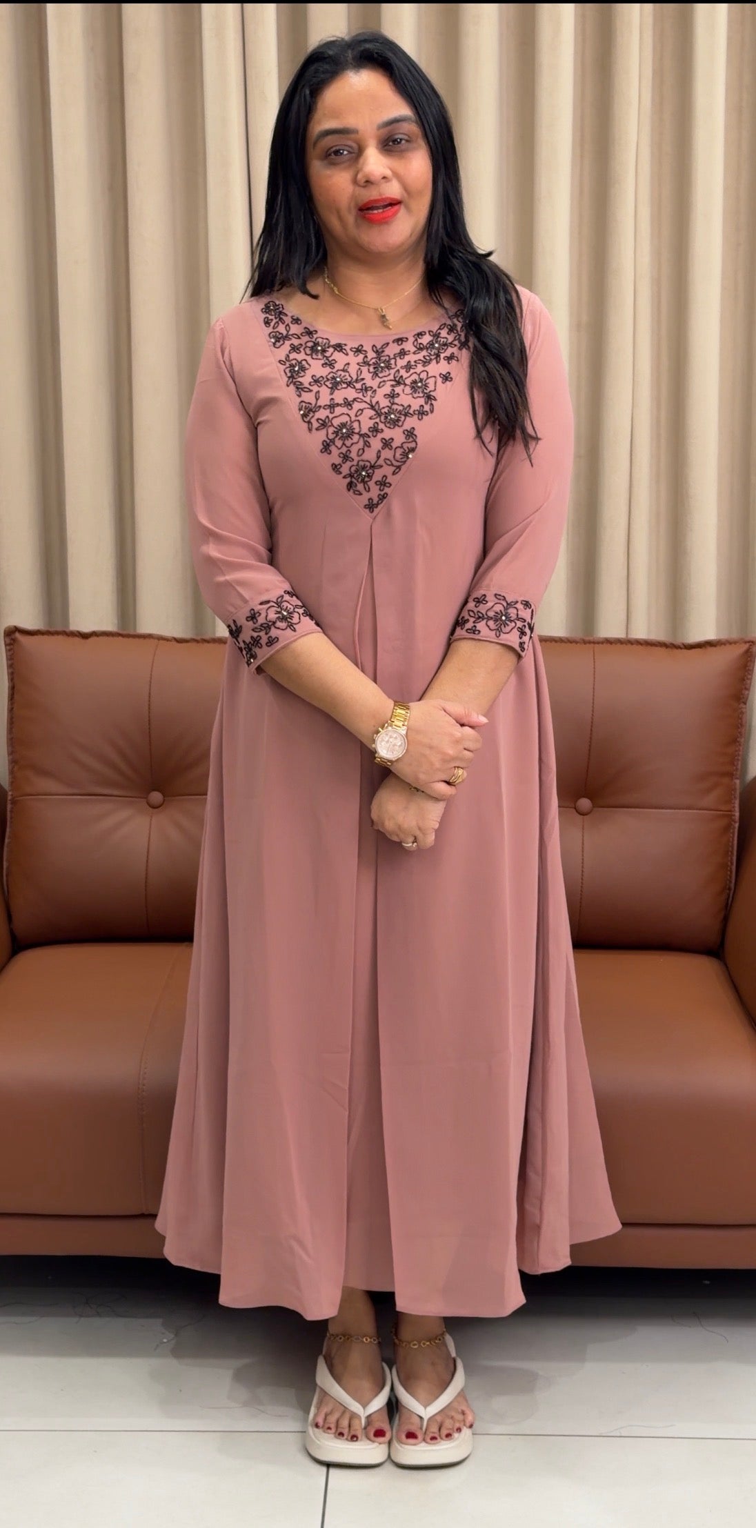 IHA'S IN-HOUSE HAND WORKED ALINE TOPS - IHA 33594