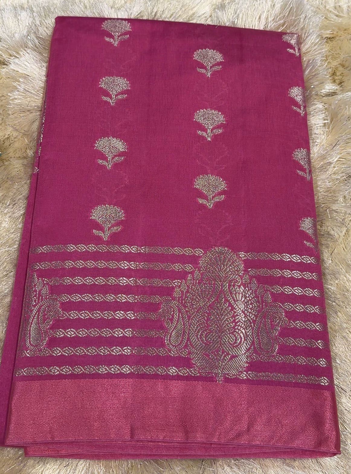 SEMI RAW MANGO SILK SAREES - IHA 27802