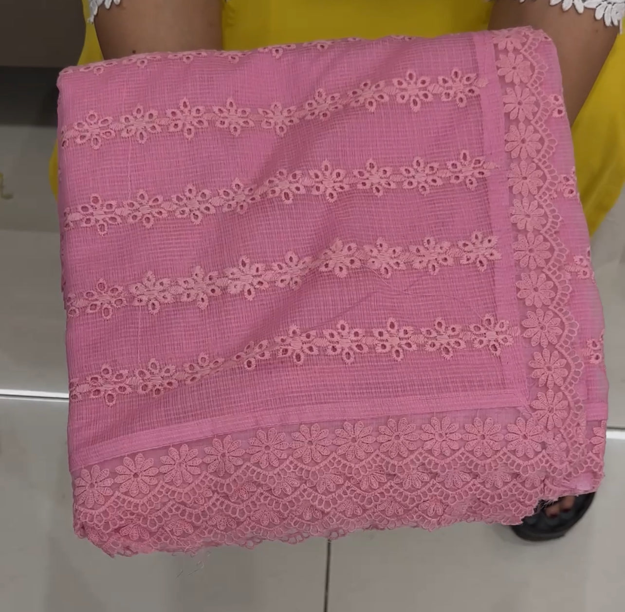 NET KOTA SAREES - IHA 25889