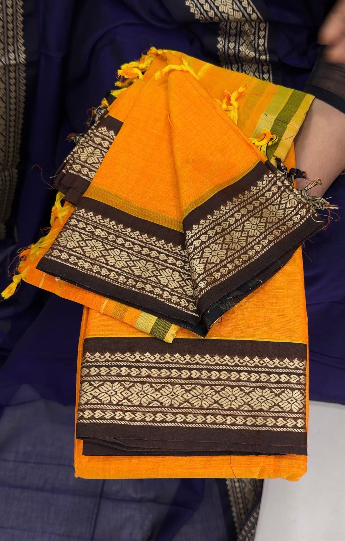 HANDLOOM COTTON UNSTITCHED SALWAR SUITS - IHA 34198