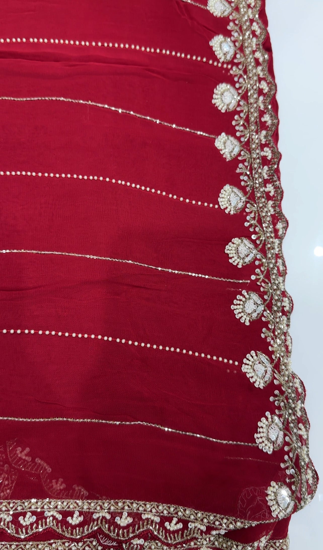 VISCOSE GEORGETTE SAREES - IHA 27264