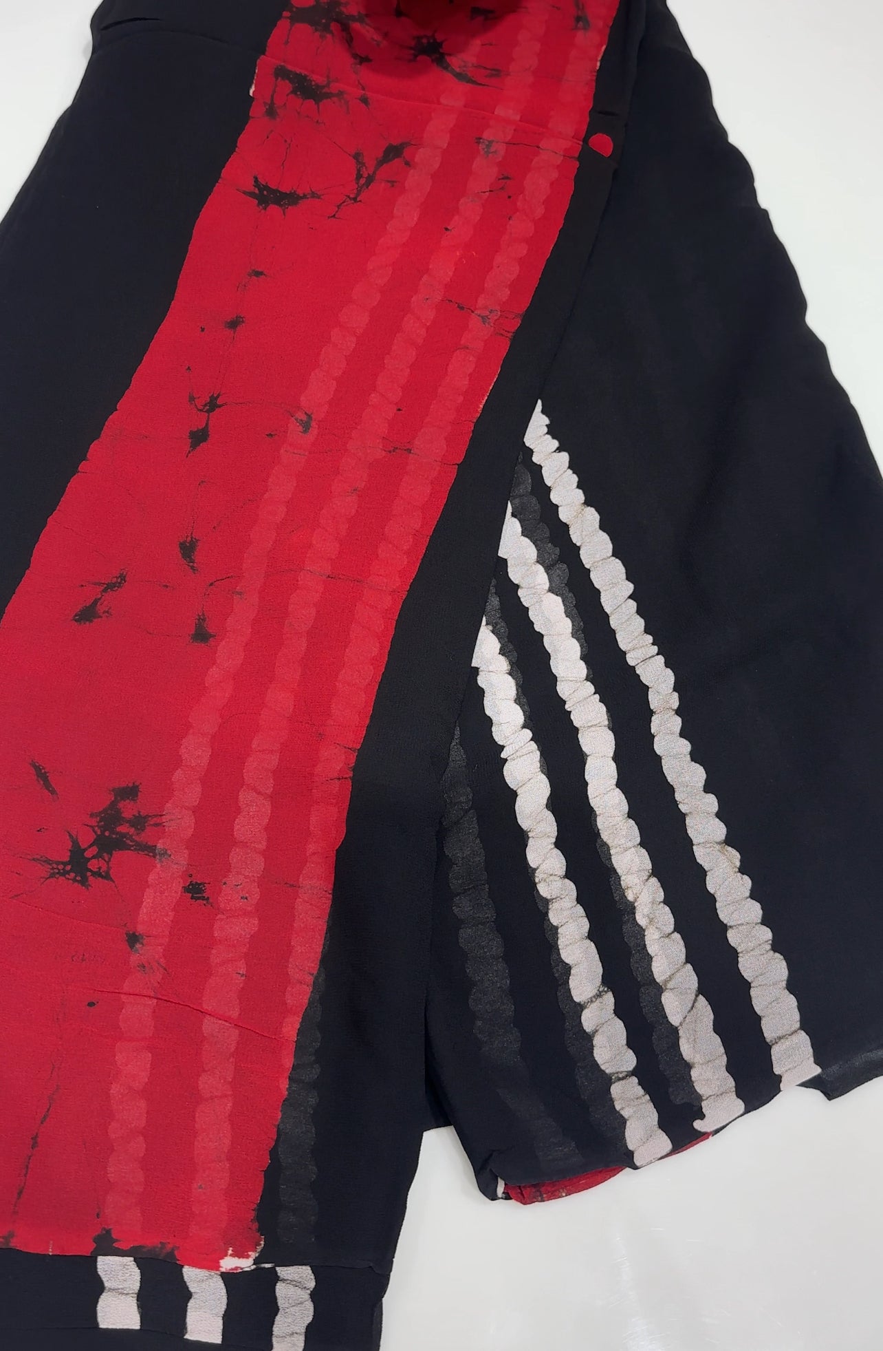 VISCOSE GEORGETTE SAREES - IHA 26305