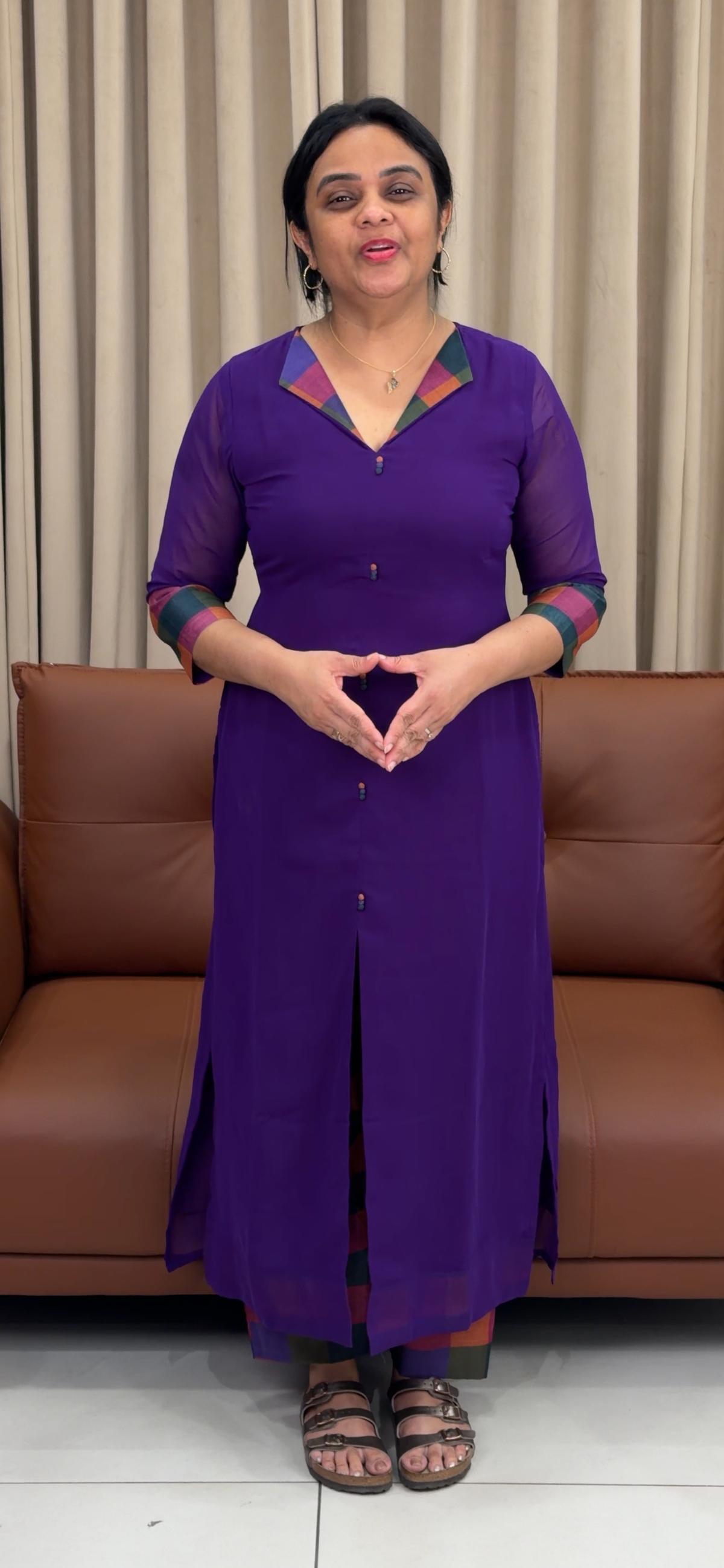 IHA'S IN-HOUSE GEORGETTE TOP AND BOTTOM - IHA 36094