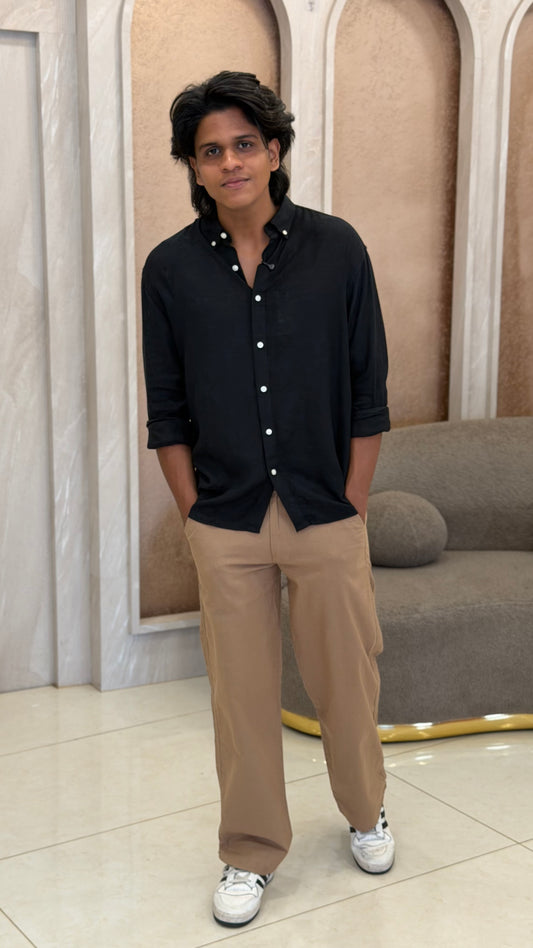 MEN'S LINEN SHIRT - IHA 31618