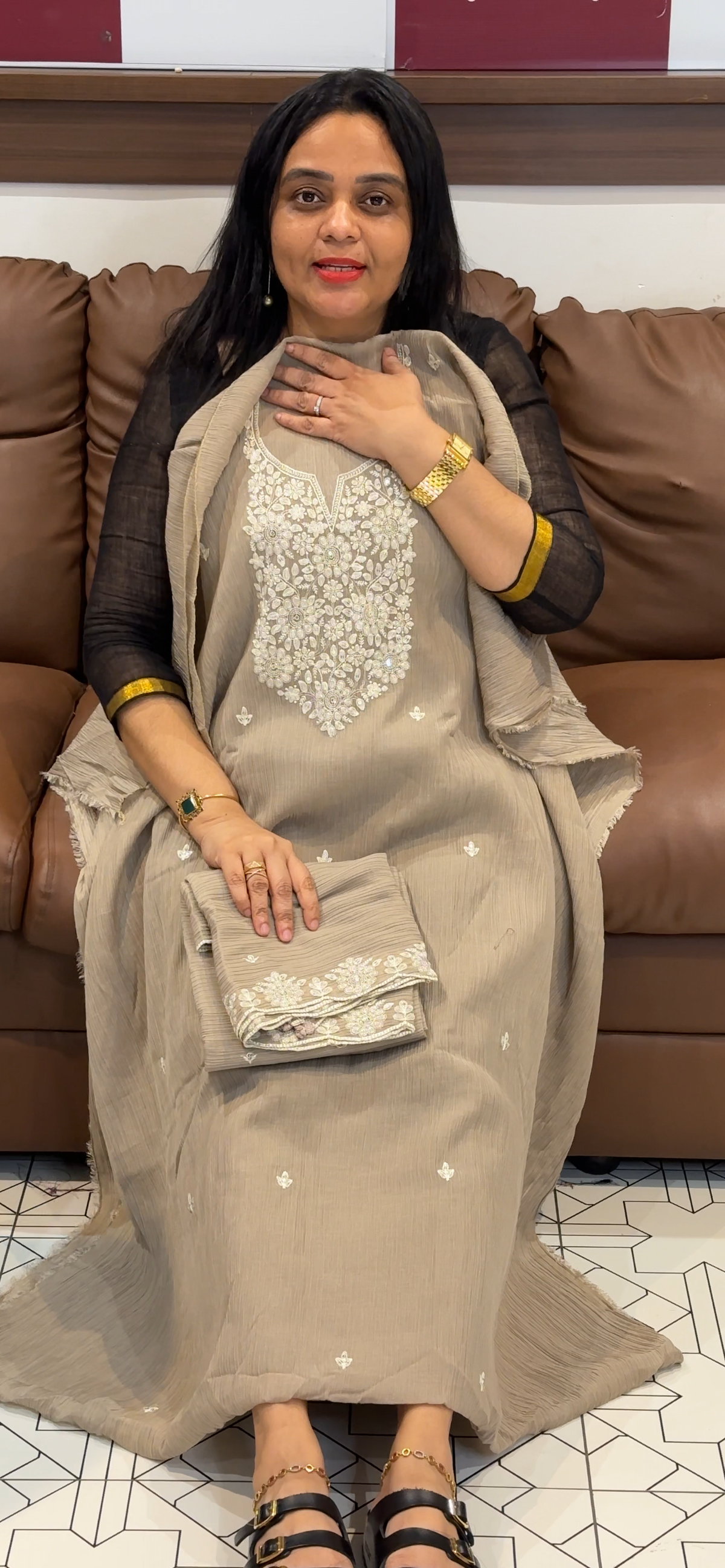 OFFER SALES UNSTITCHED SALWAR SUITS  - IHA 35654