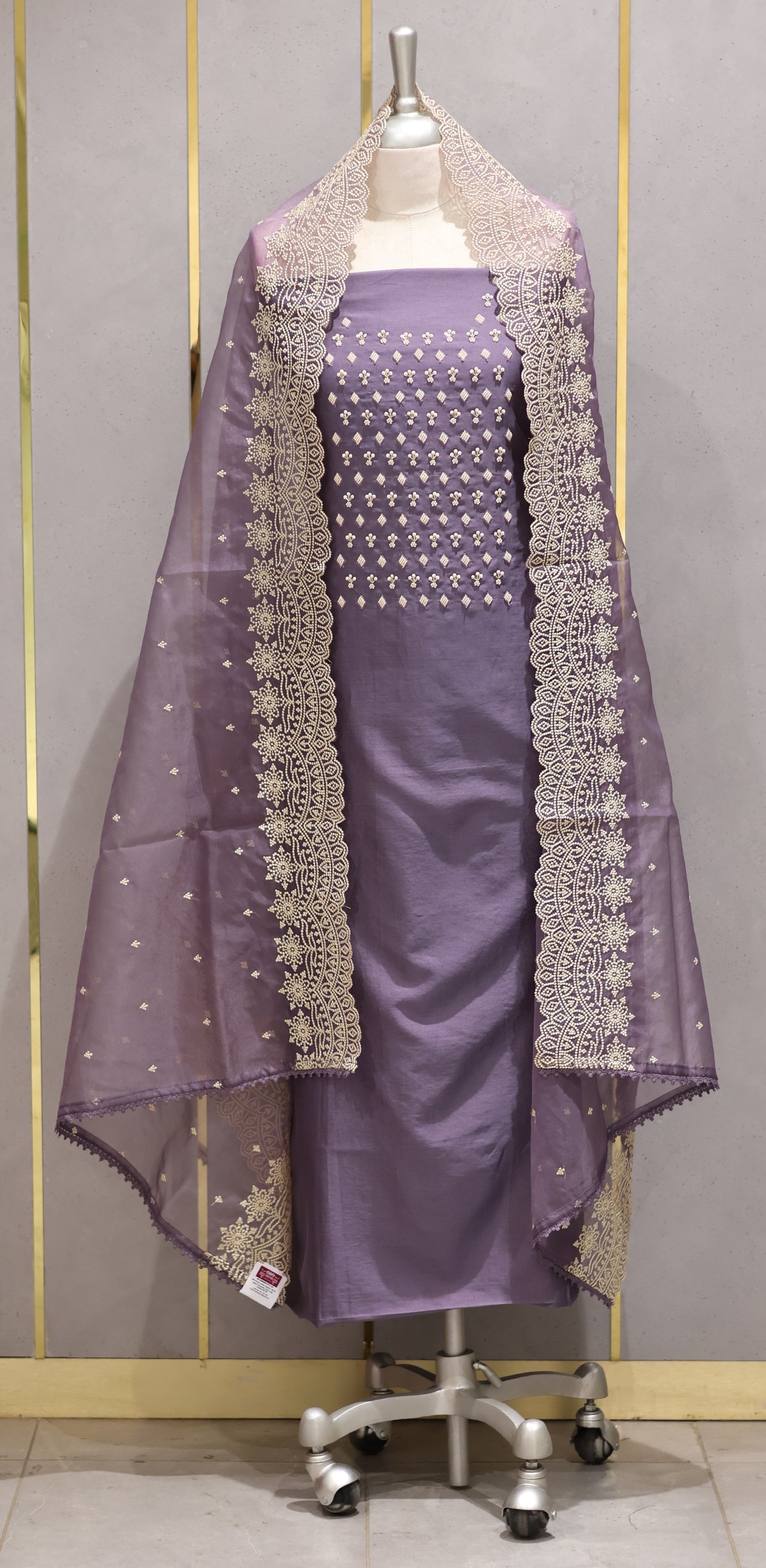 PARTY WEAR UNSTICHED SALWAR SUITS - IHA 26787