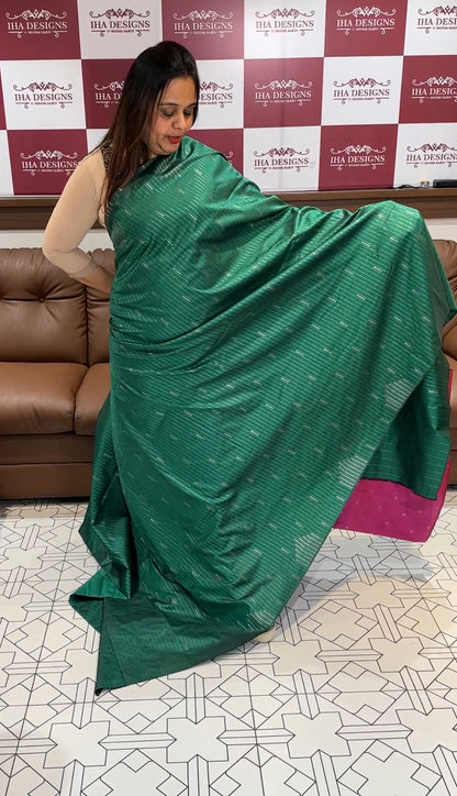 SEMI SOFT SILK SAREE - IHA 14772