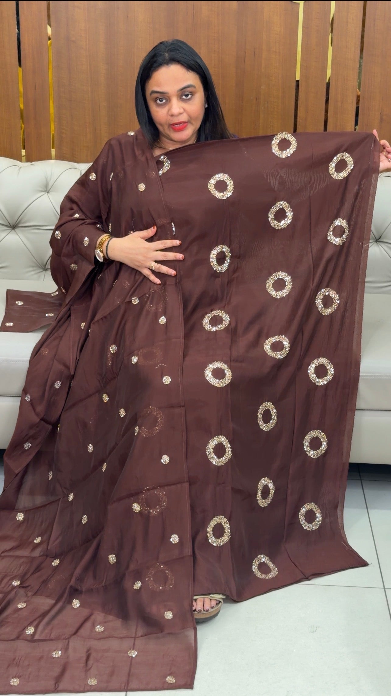 FORWARD HAND WORKED UNSTITCHED SALWAR SUITS - IHA 32345