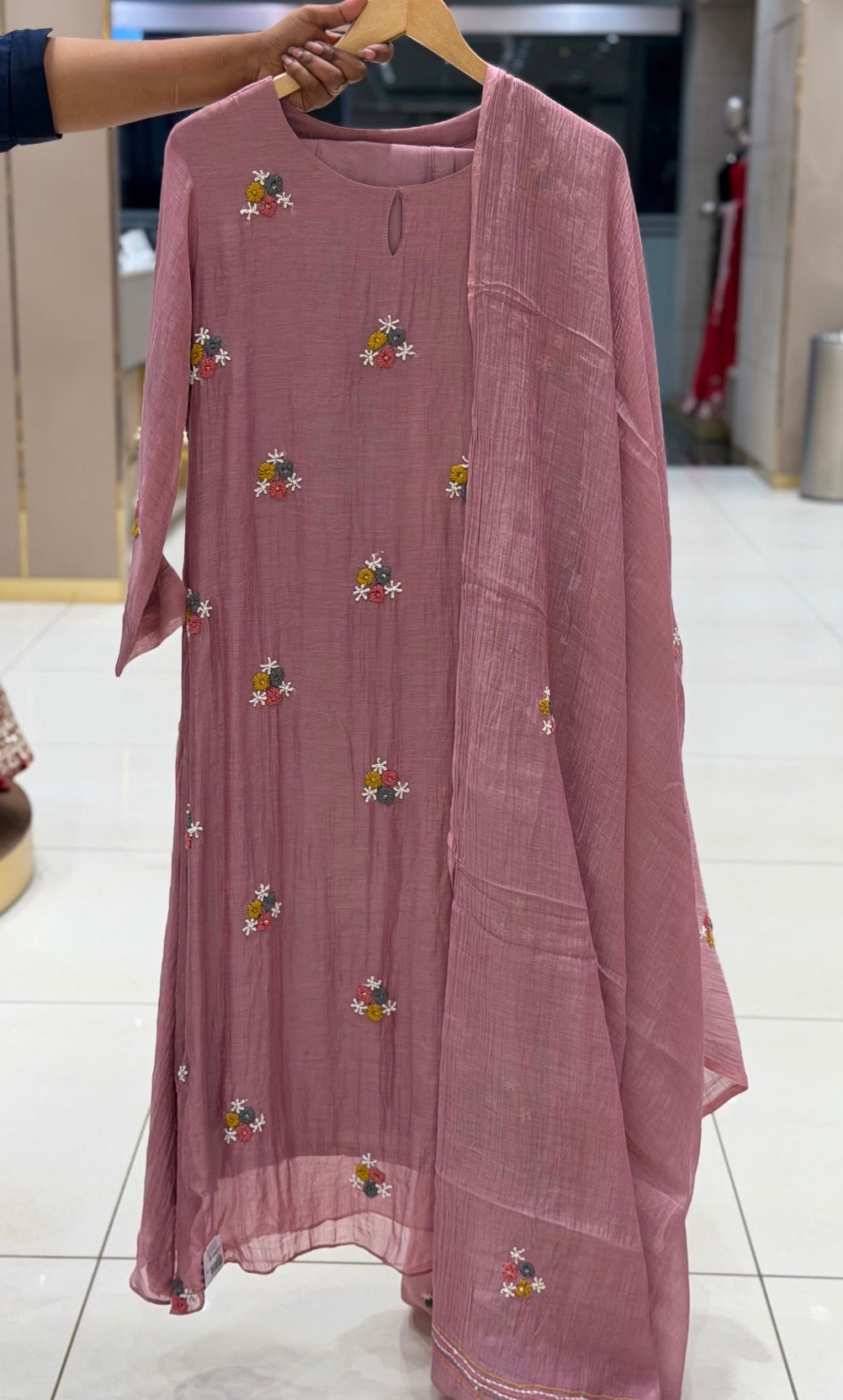 PARTY WEAR TOP,BOTTOM AND DUPATTA - IHA 35423