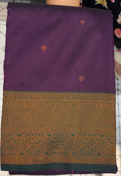 SEMI SOFT SILK SAREE - IHA 18106