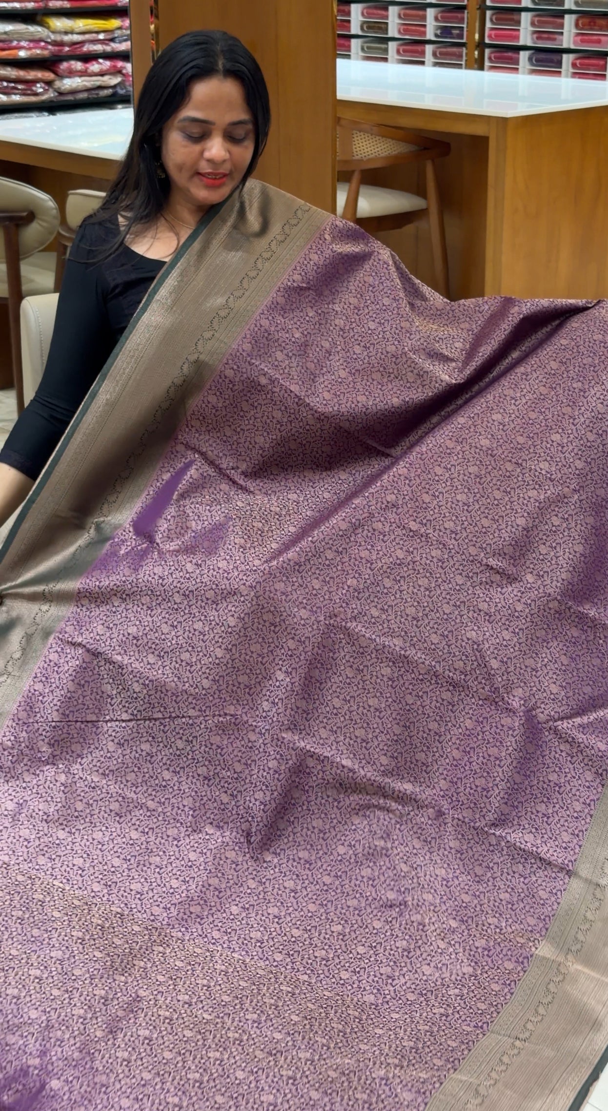 SEMI KANCHIPURAM SAREES - IHA 30204