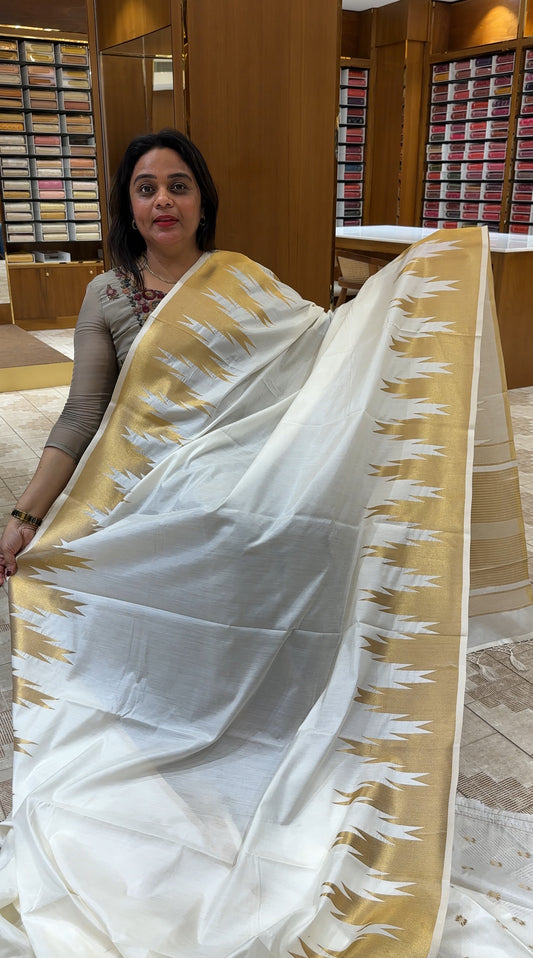 MALAI CHANDERI SAREES - IHA 25815