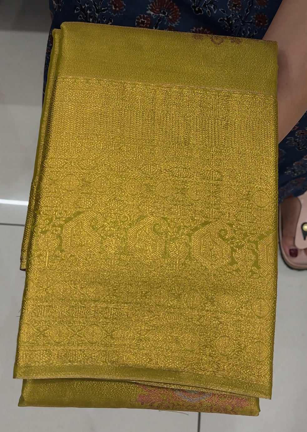 BROCADE KANCHIPURAM SILK SAREES - IHA 26936