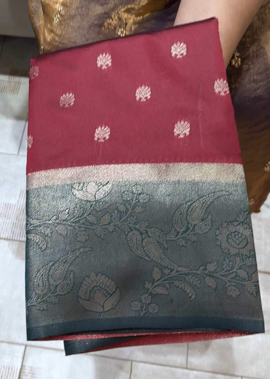 SEMI SILK SAREES - IHA 22708