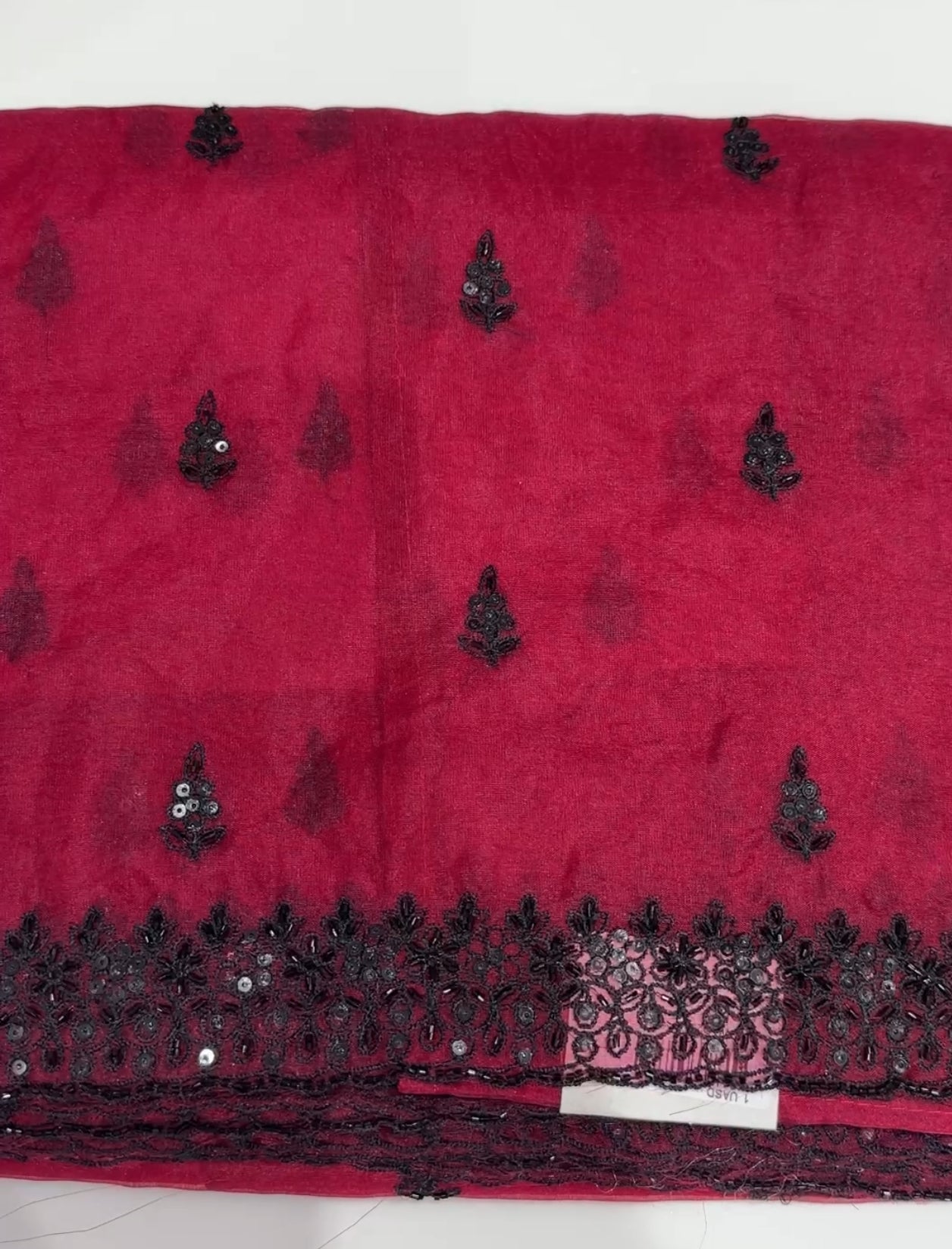 NYLON ORGANZA SAREES - IHA 27953