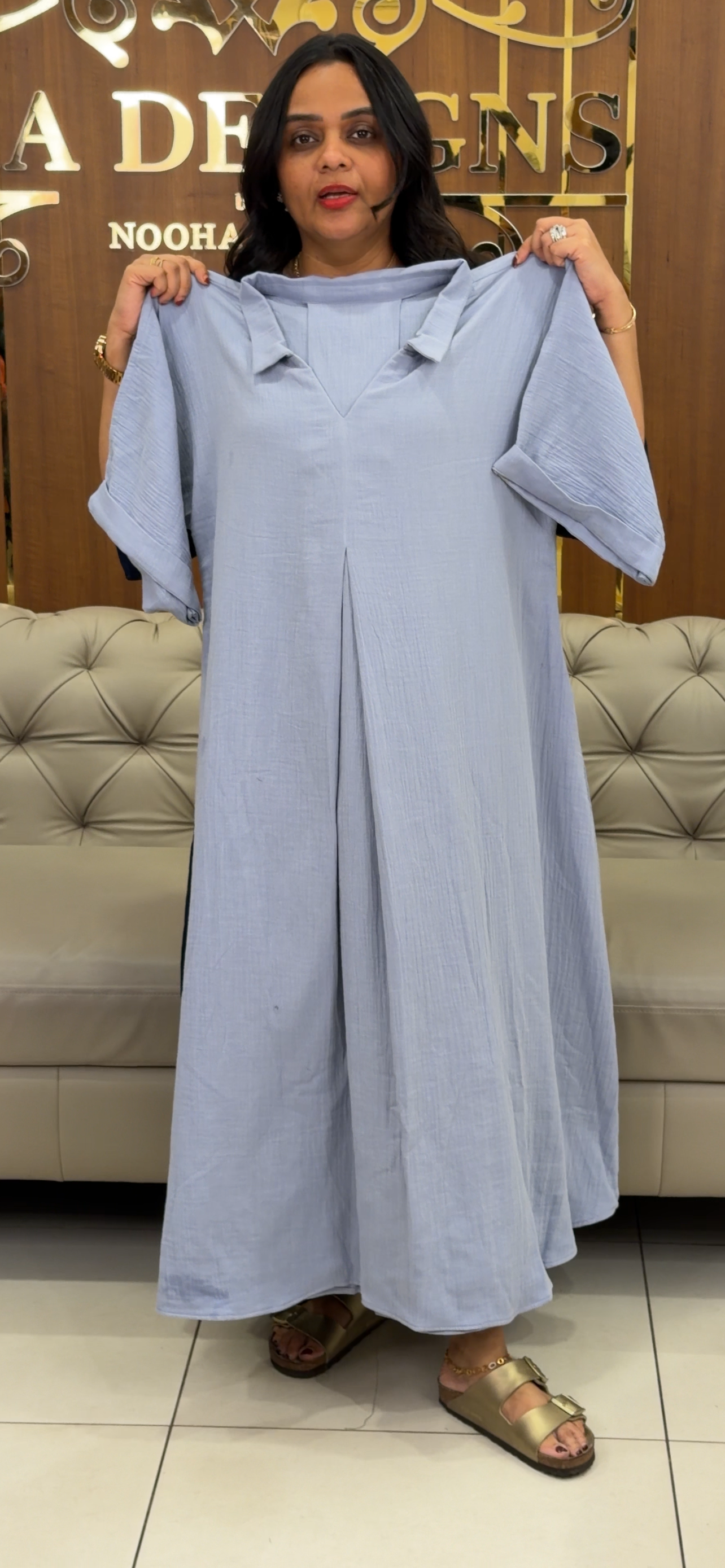IHA'S IN-HOUSE LONG ALINE TOPS - IHA 32081