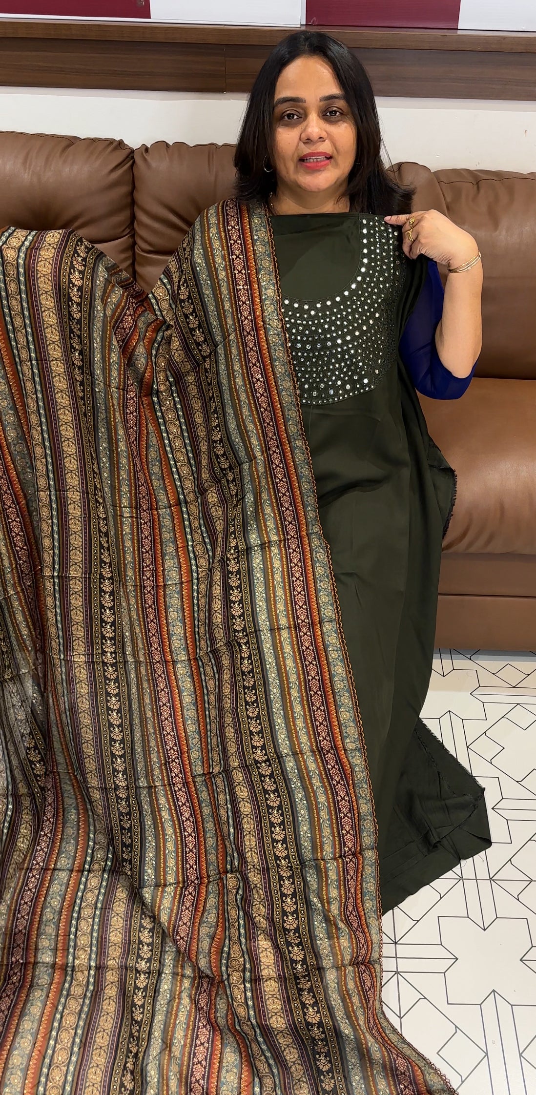 COTTON RAYON UNSTITCHED SALWAR SUITS - IHA 28278