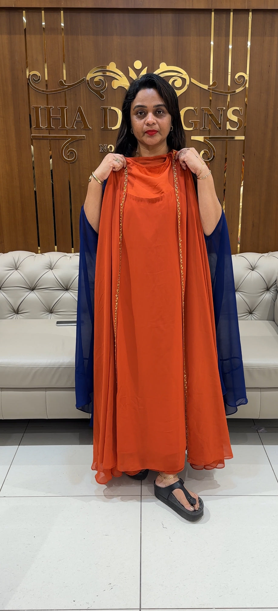 IHA'S IN-HOUSE HAND WORKED CAPE TOPS - IHA 24632