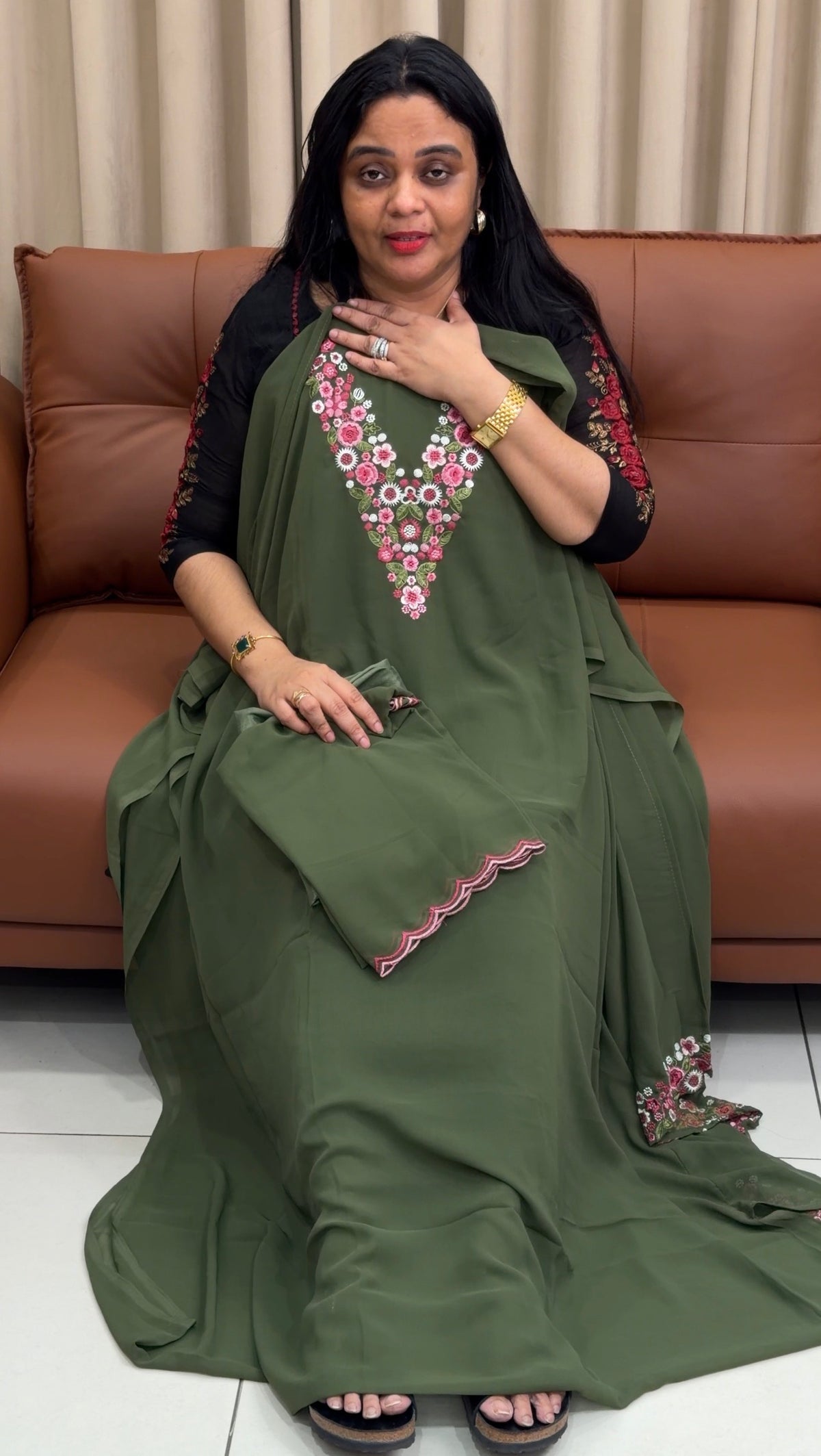 offer sales unstitched salwar suits - iha 35349