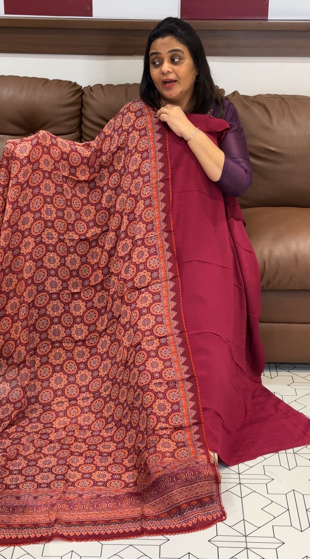 PLATINUM CHIFFON UNSTITCHED SALWAR SUITS - IHA 28029