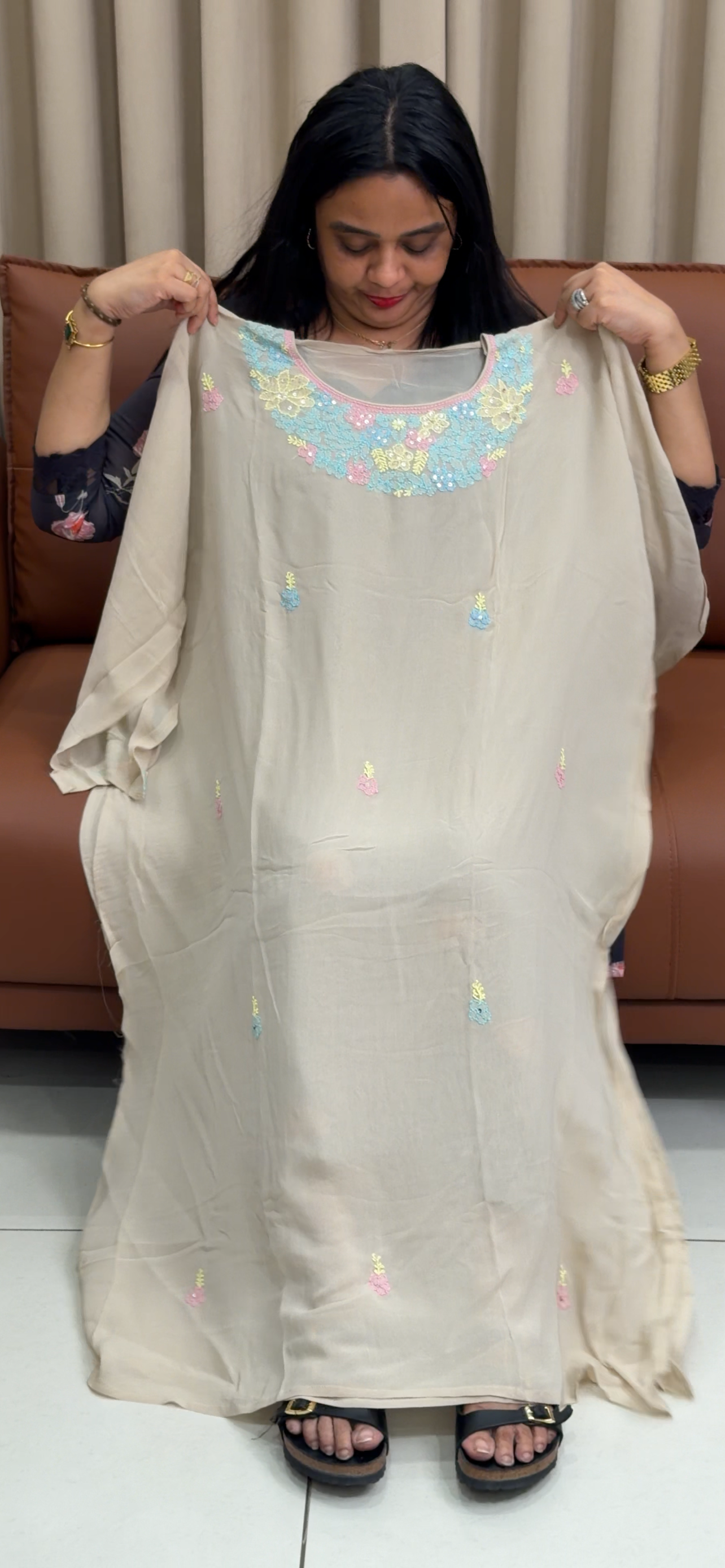 SEMI STITCHED VISCOSE GEORGETTE SALWAR SUITS - IHA 35291