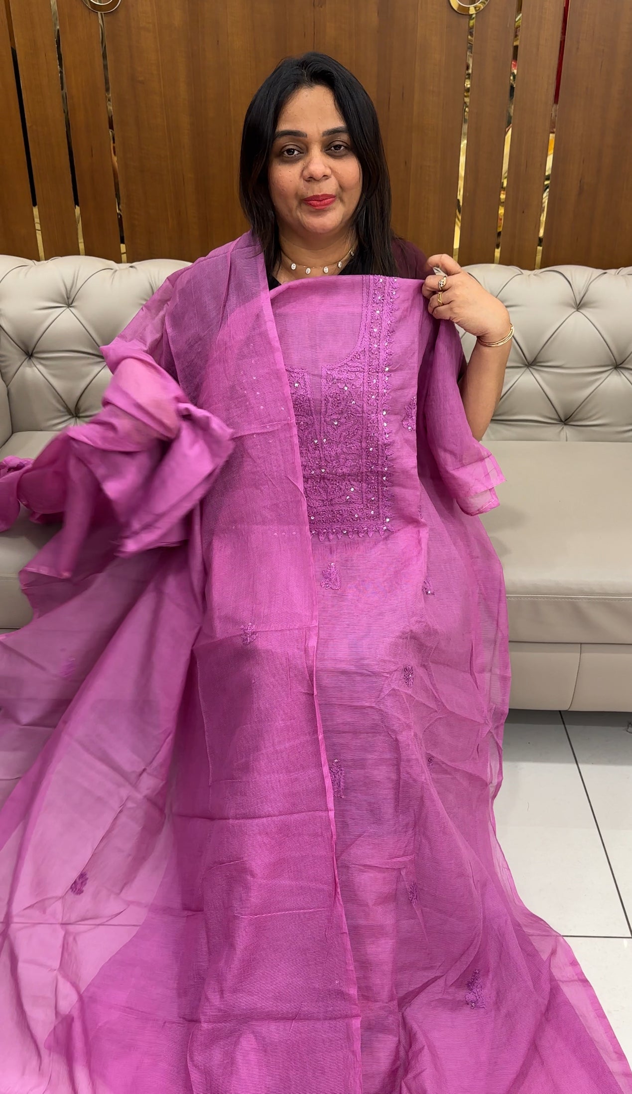 NET KOTA UNSTITCHED SALWAR SUITS - IHA 28443