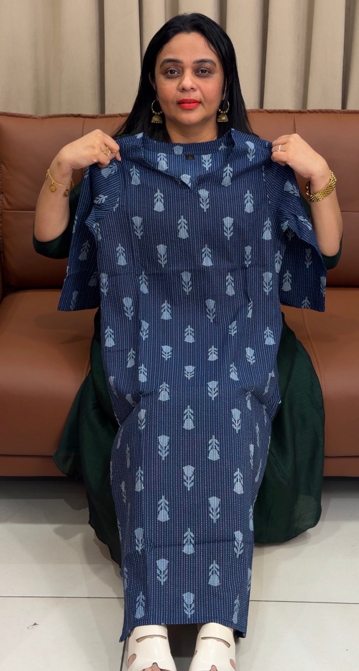 PRINTED COTTON TOPS - IHA 35754