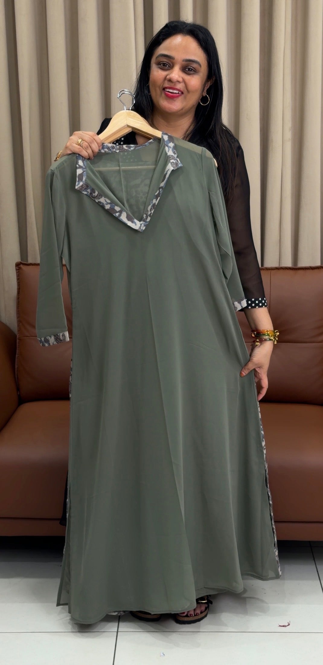 IHA'S IN-HOUSE PRINTED  COTTON TUNIC TOPS - IHA 33906