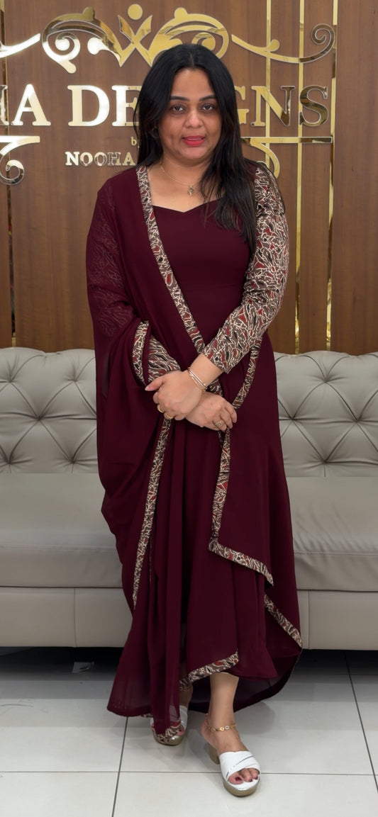 IHA'S IN-HOUSE ANARKALI TOP AND DUPATTA - IHA 29209