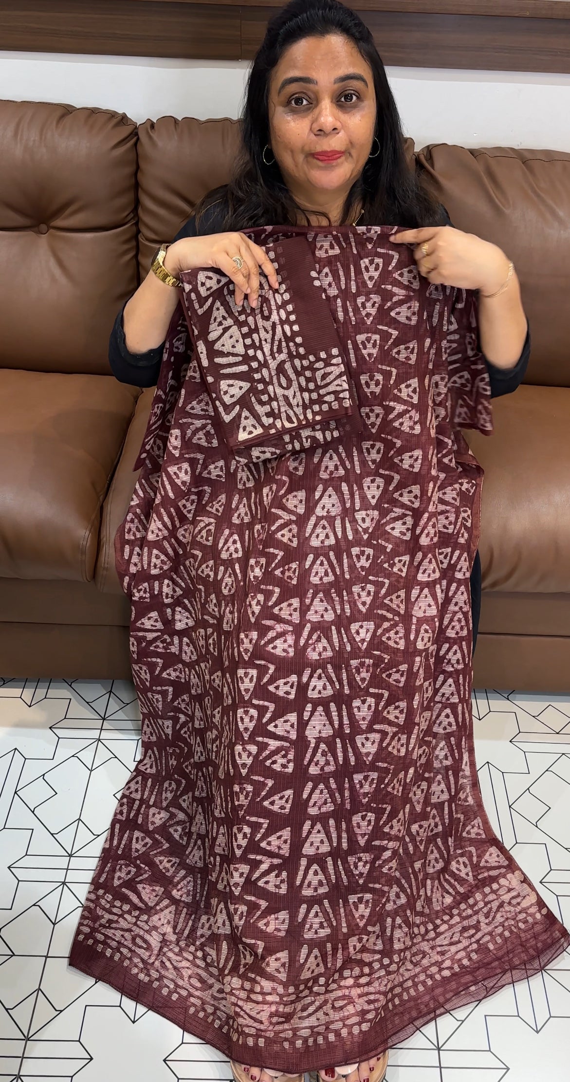 BATIK PRINTED UNSTITCHED SALWAR SUITS - IHA 27914