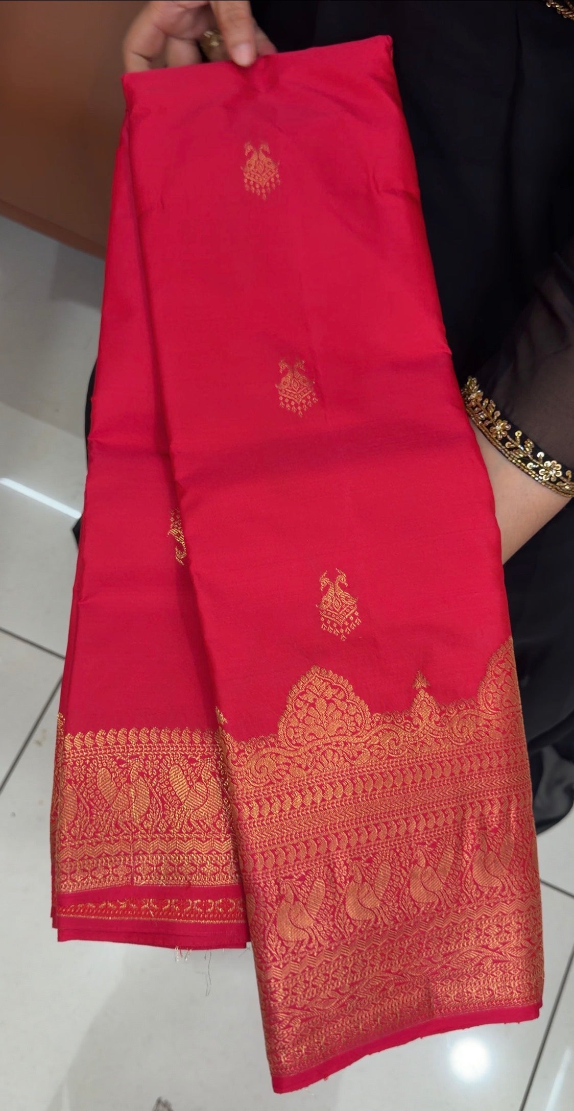 SEMI KANCHIPURAM SAREES - IHA 35021
