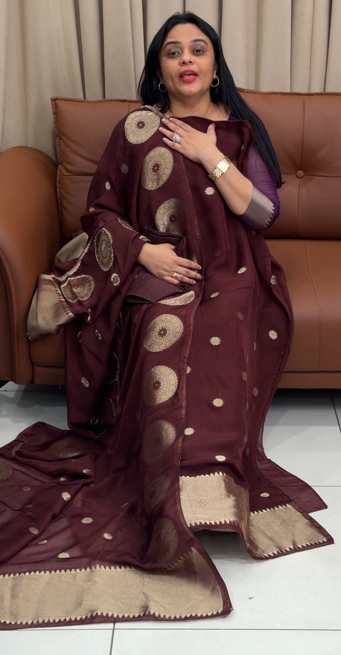 OGANZA BANARASI UNSTITCHED SALWAR SUITS - IHA 35738