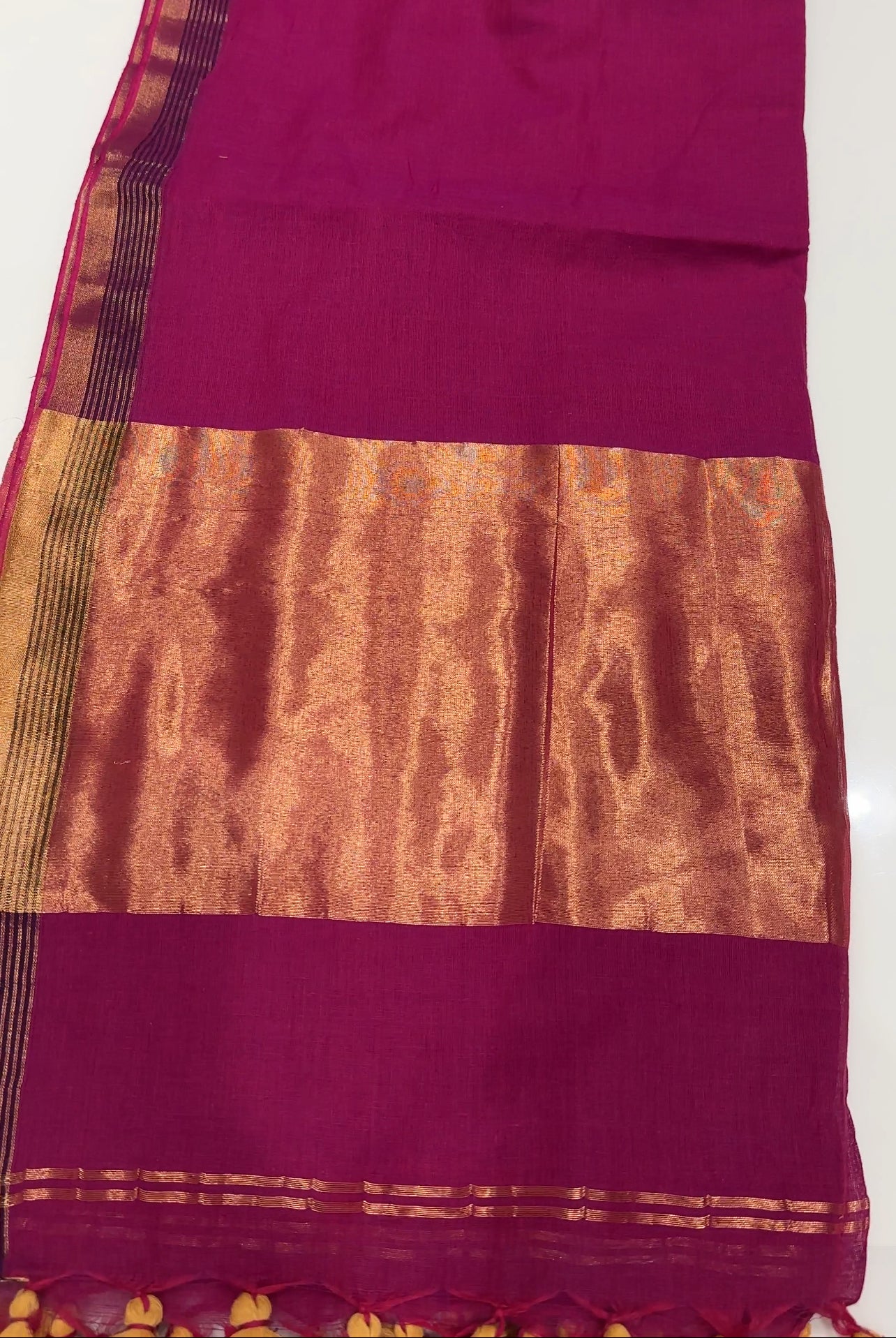 KHADDI COTTON SAREE - IHA 16220