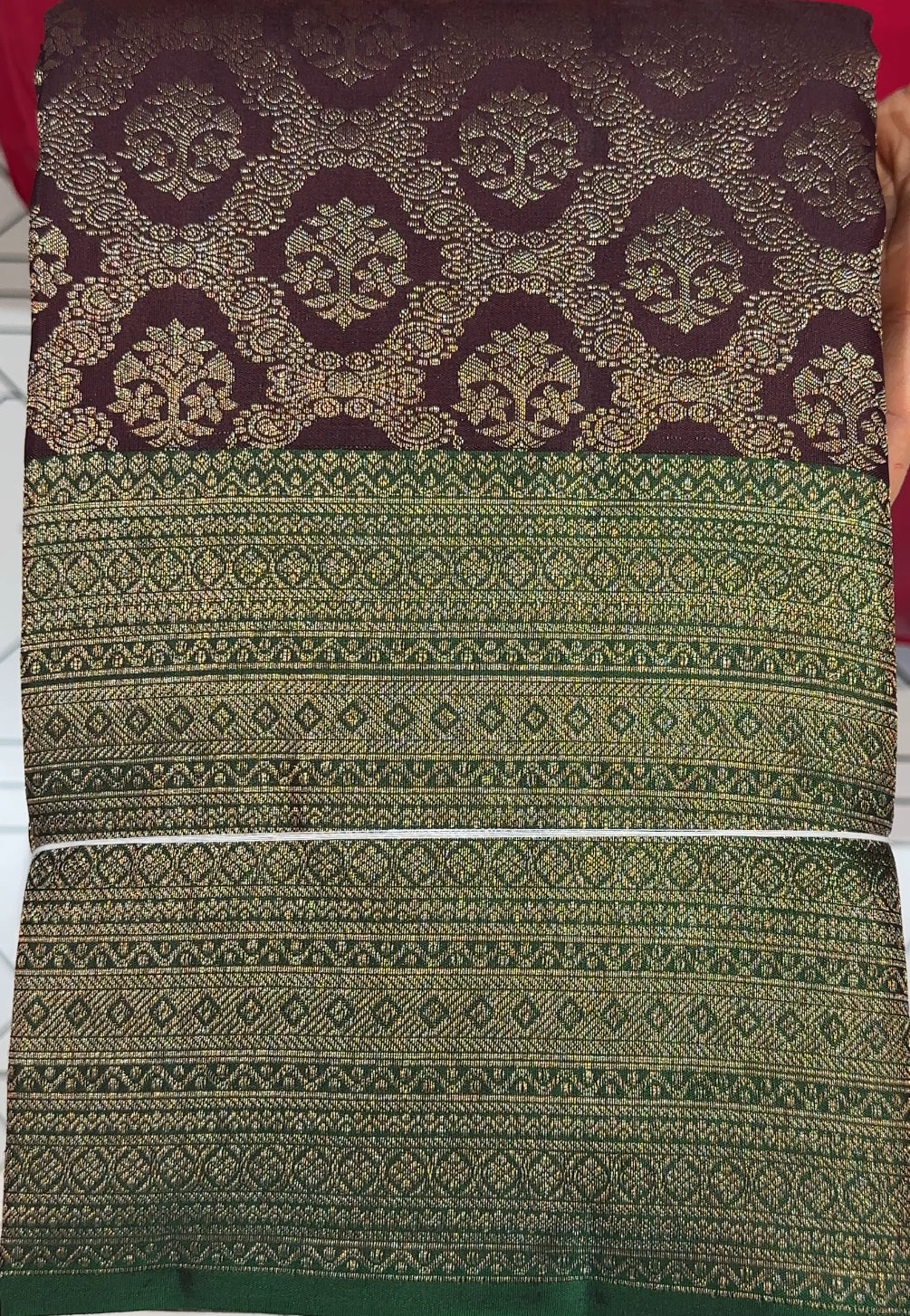 KANCHIPURAM  SAREES - IHA 18675