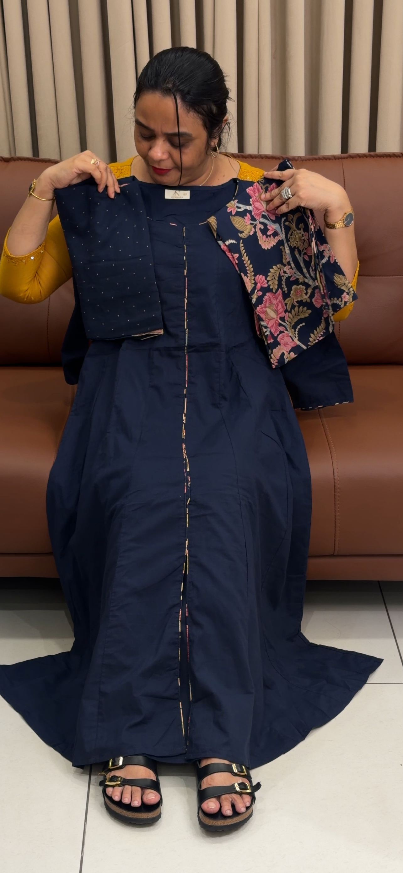 ANARKALI TOP, BOTTOM AND DUPATTA - IHA 34720