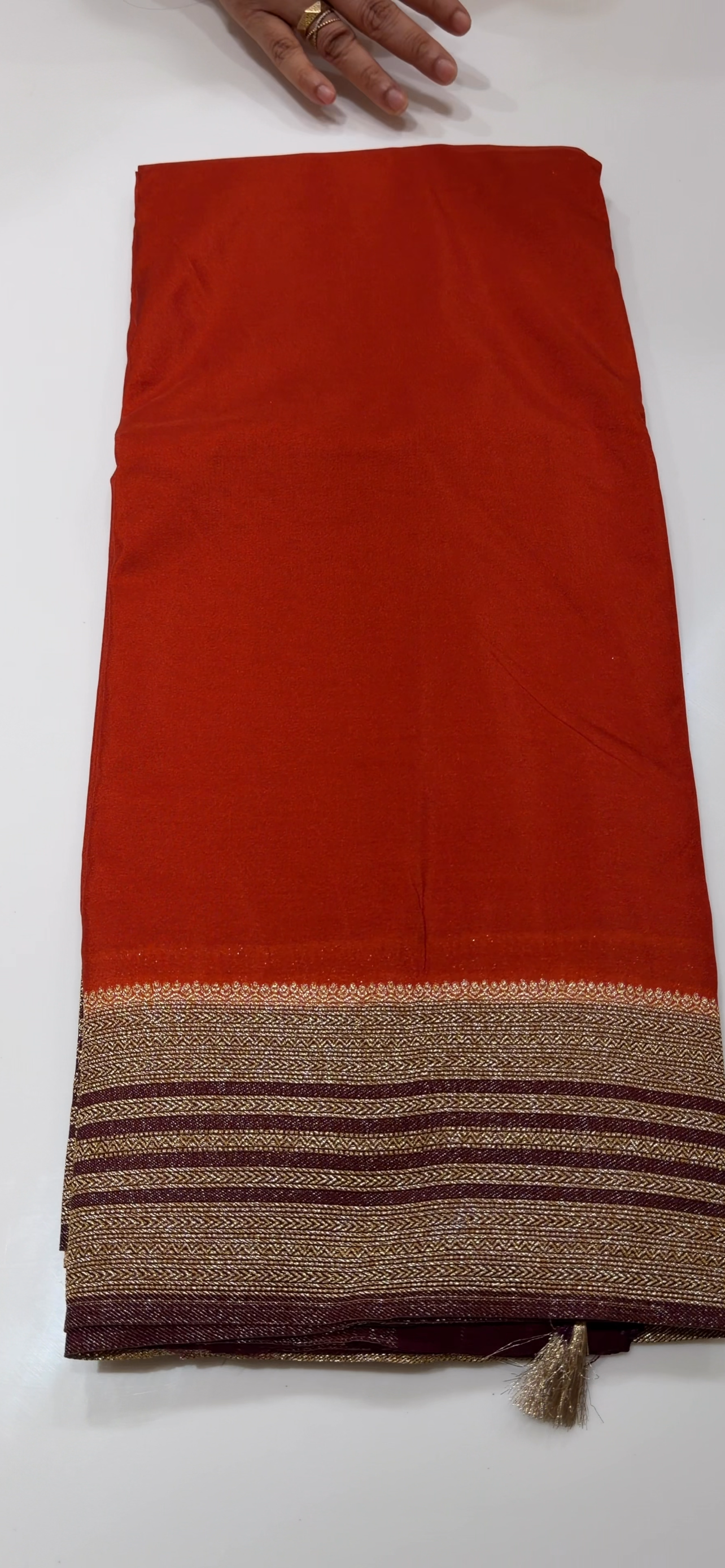 SEMI BANARASI SAREES - IHA 34575