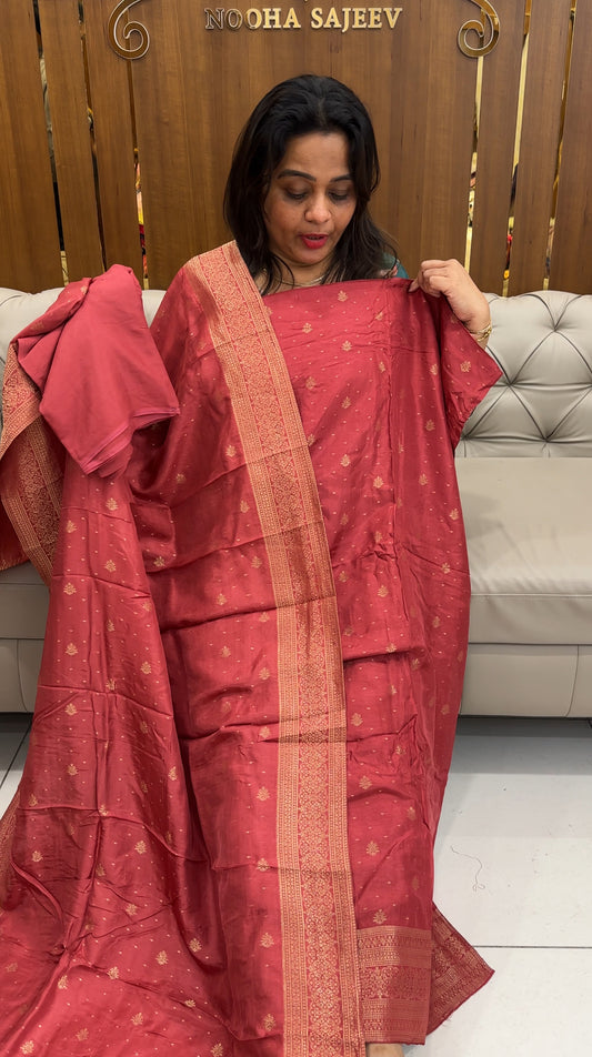 BANARASI UNSTITCHED SALWAR SUITS - IHA 25738