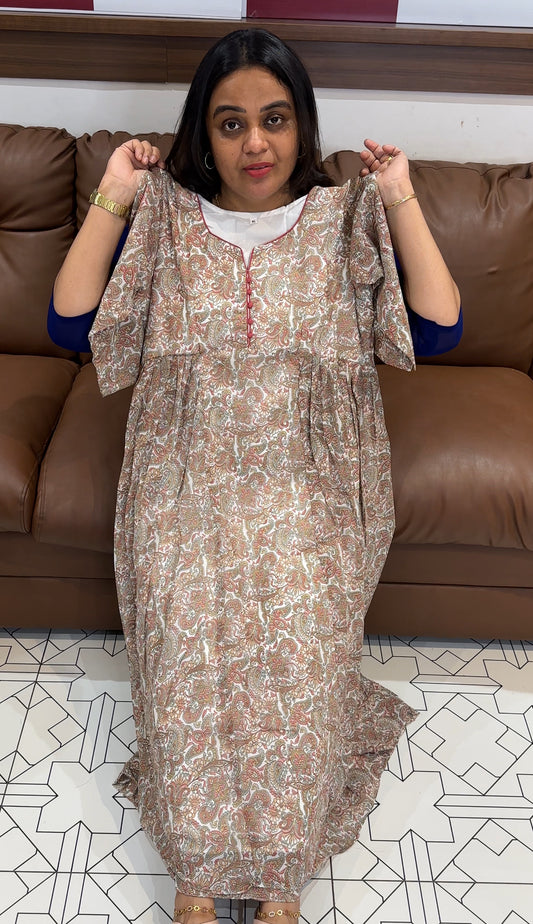 PRINTED GEORGETTE TOPS - IHA 28105