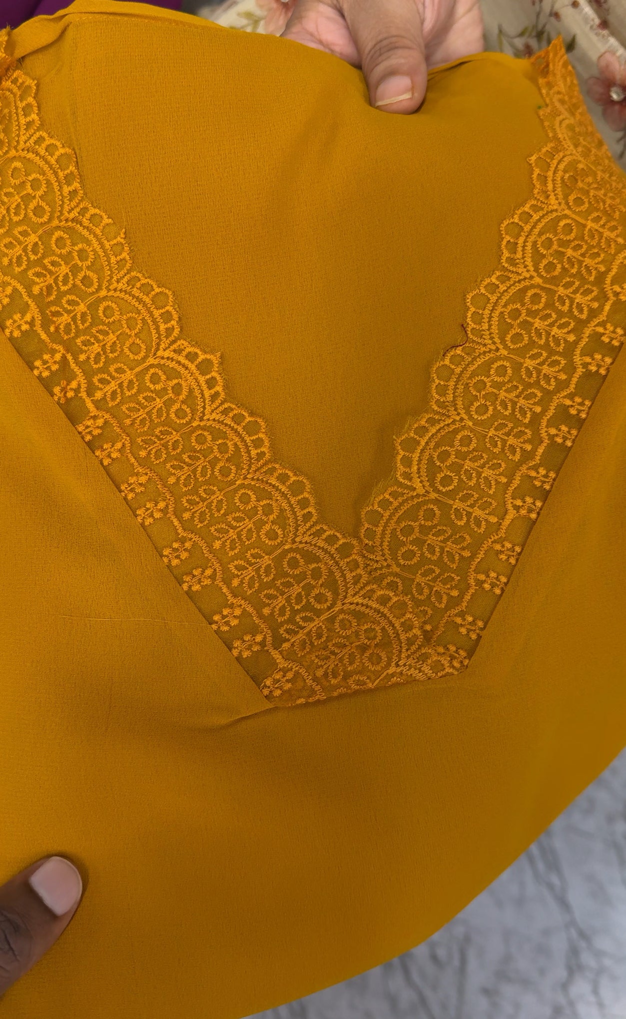 FAUX GEORGETE UNSTITCHED SALWAR SUITS - IHA 26919