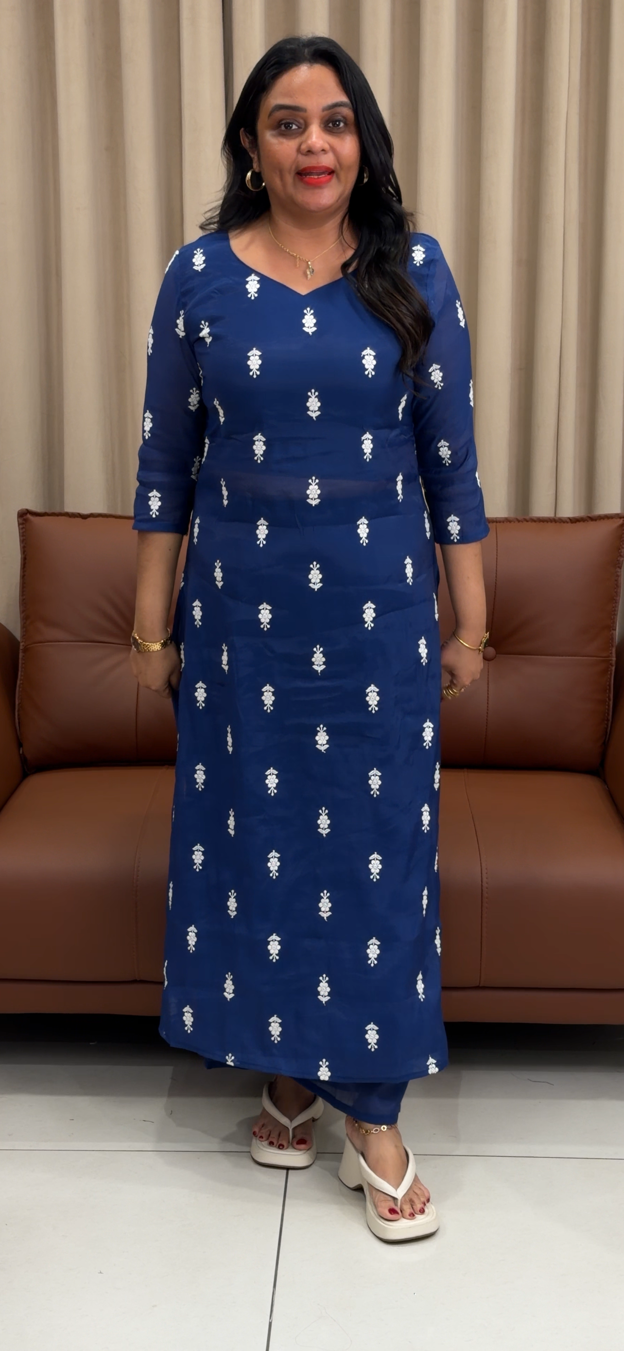 IHA'S IN-HOUSE MUL CHANDERI CO-ORDS - IHA 33548