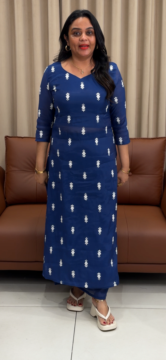 IHA'S IN-HOUSE MUL CHANDERI CO-ORDS - IHA 33548
