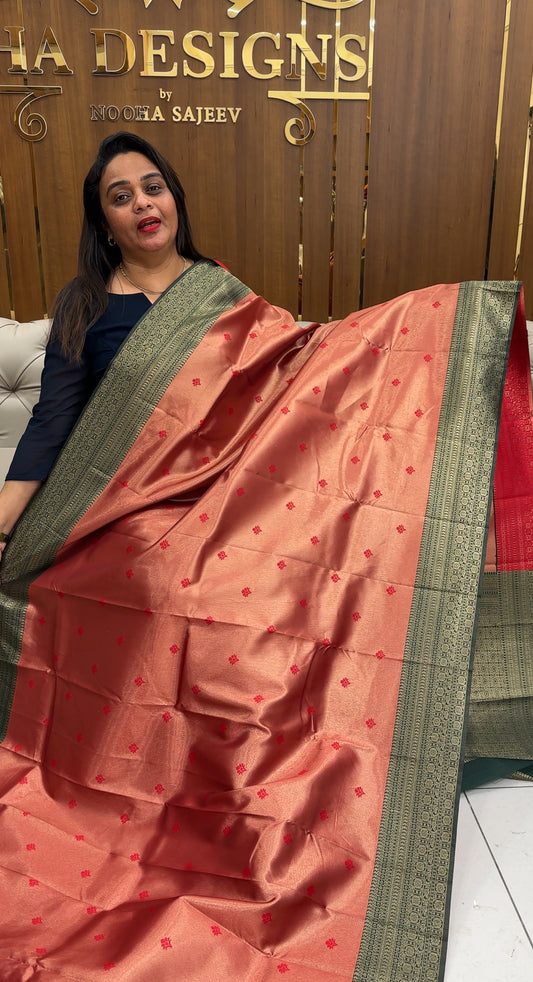 FORWARD TISSUE SILK SAREES - IHA 25852
