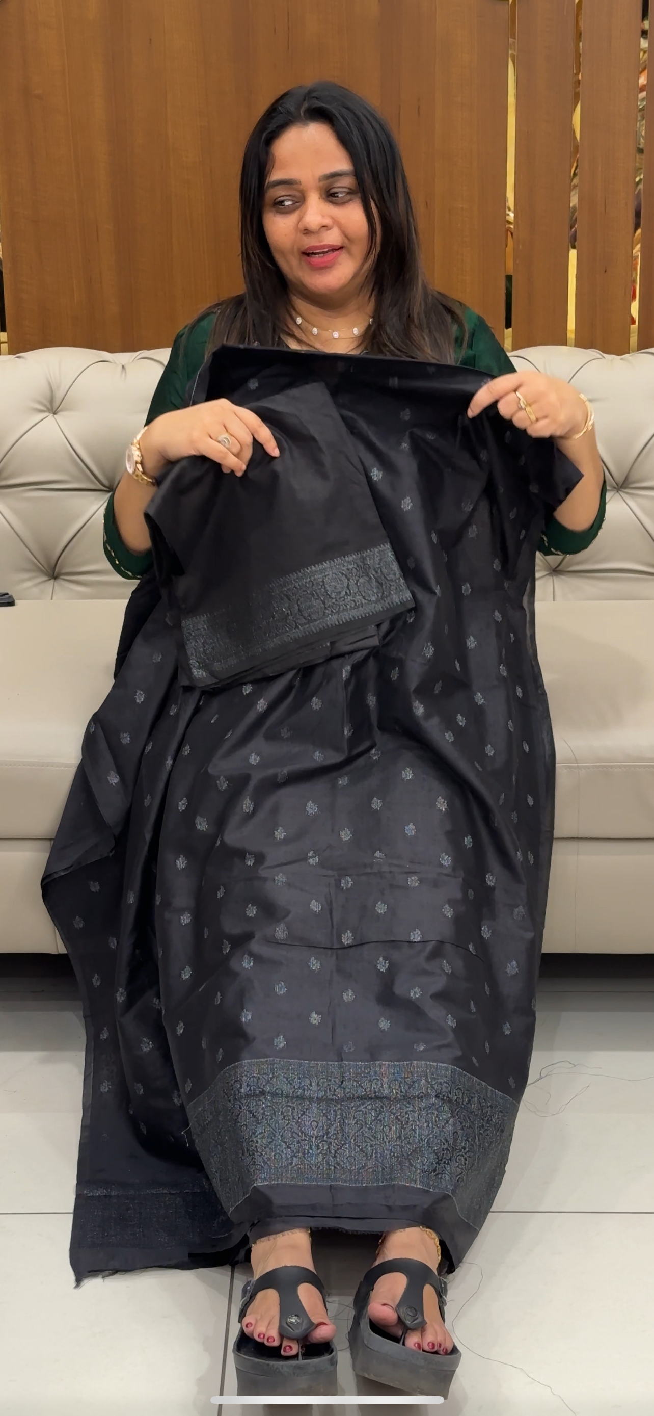 BANARASI TUSSUR UNSTITCHED SALWAR SUITS - 28580