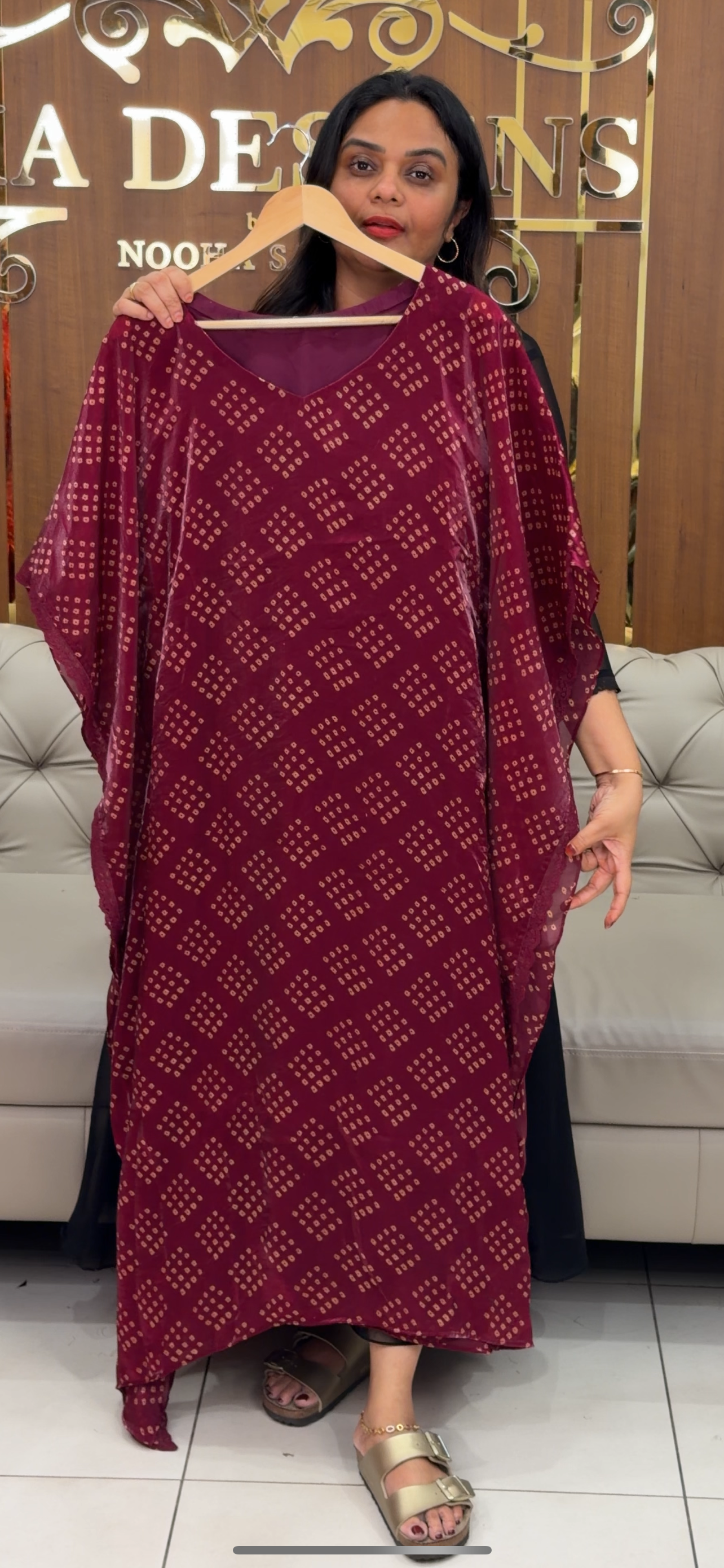 IHA'S IN-HOUSE KAFTAN TOPS - IHA 30591