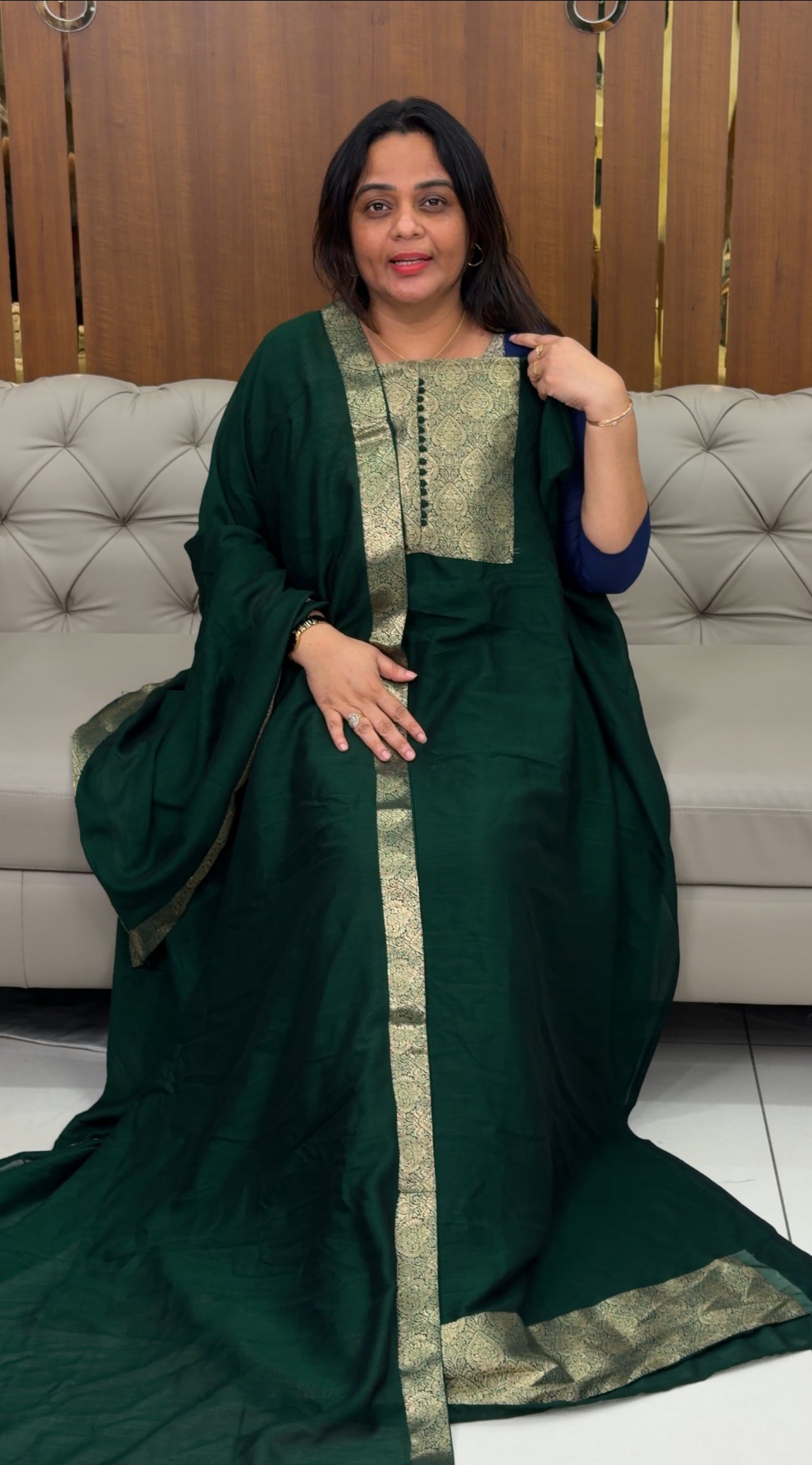 IHA'S IN-HOUSE SEMI RAW SILK UNSTITCHED SALWAR SUITS - IHA 28969