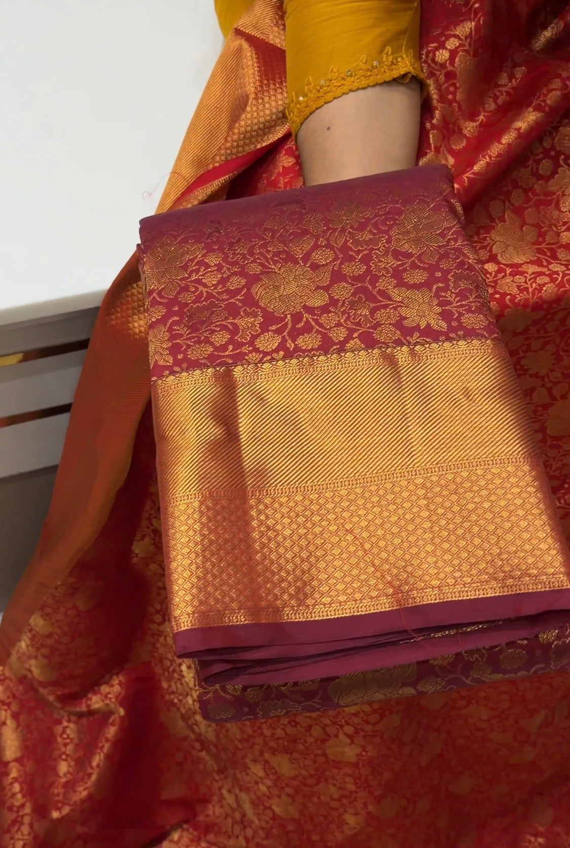 DESIGNER TISSUE KANCHIPURAM SAREES - IHA 34473