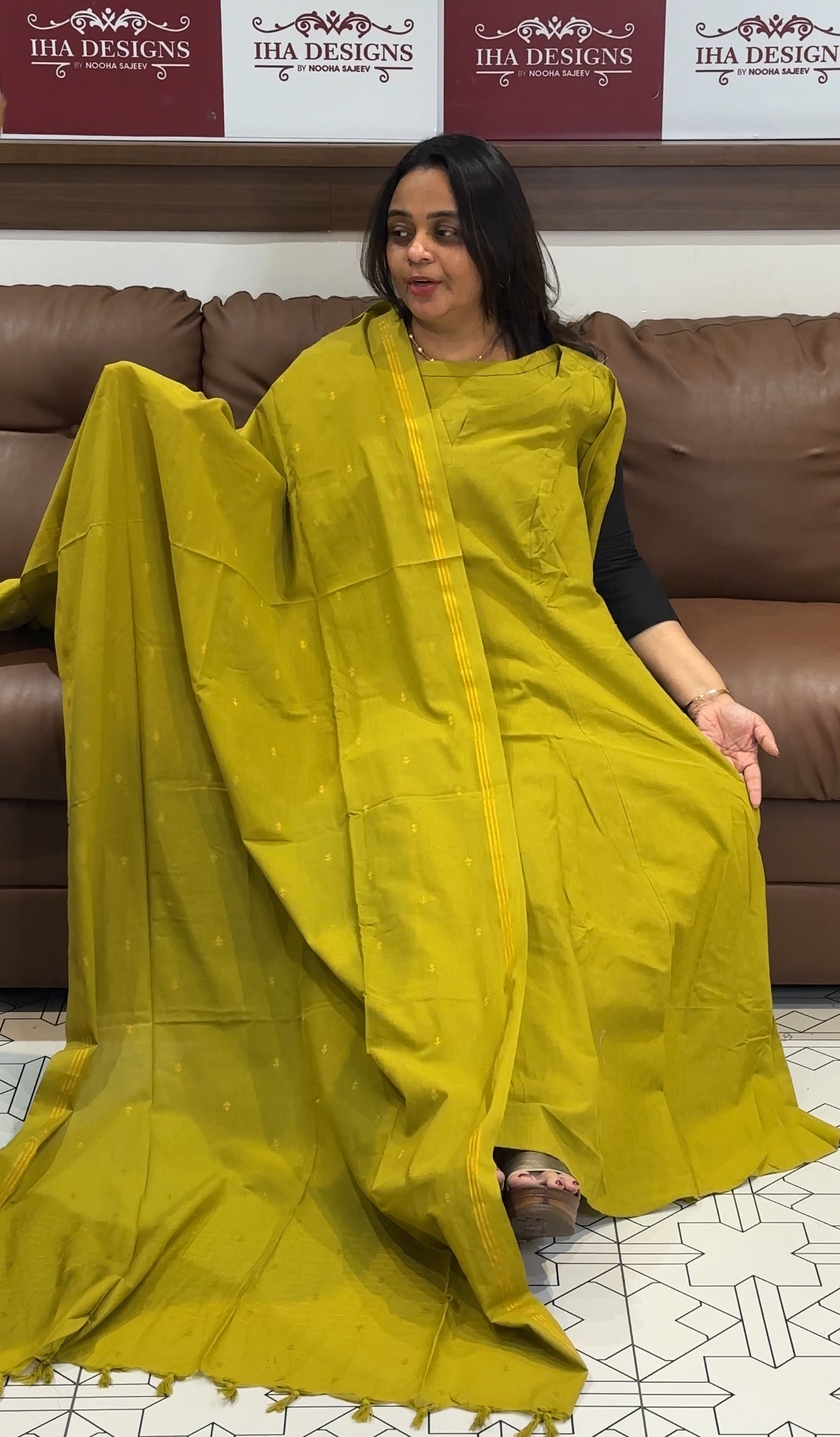 IHA'S IN-HOUSE TOP, BOTTOM AND DUPATTA - IHA 27265