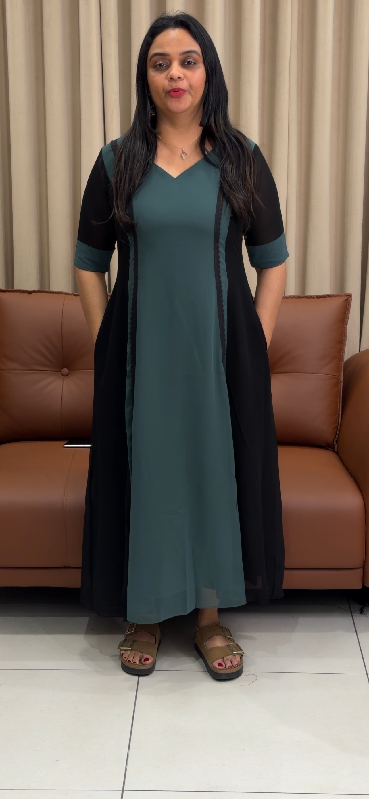 IHA'S IN-HOUSE GEORGETTE TOPS - IHA 33612