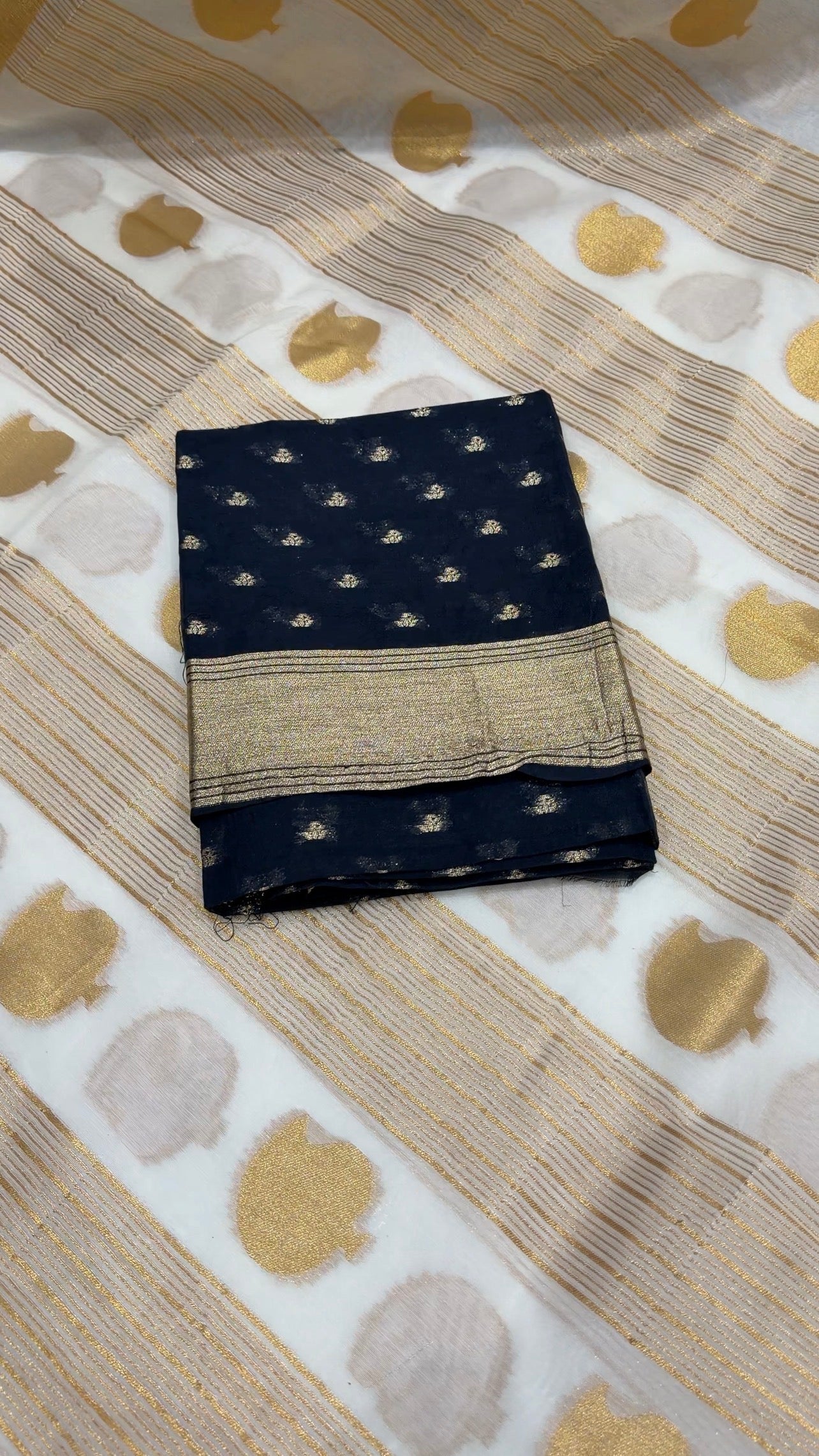 MALAI CHANDERI SAREES - IHA 34103