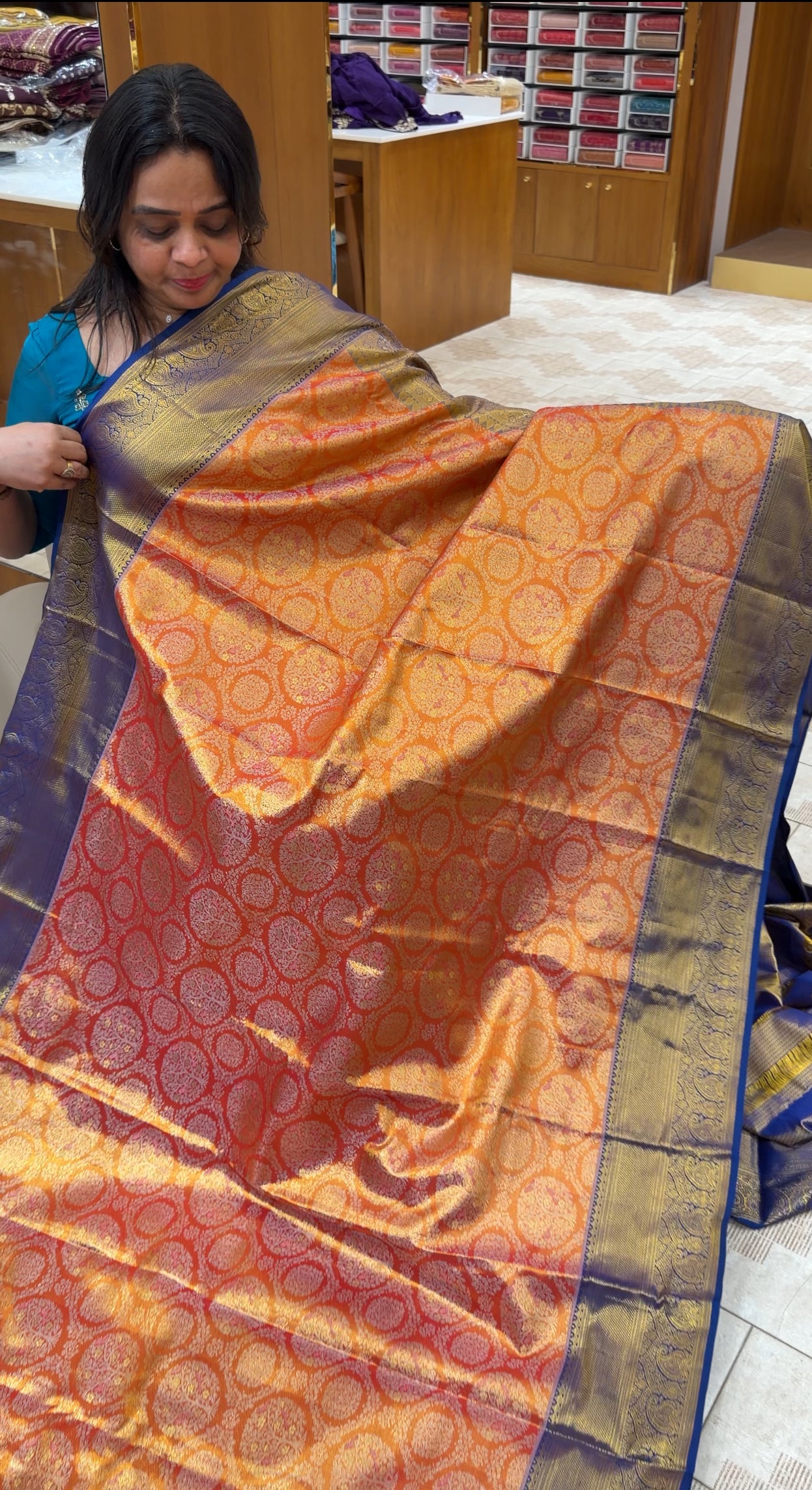 DESIGNER KANCHIPURAM SILK SAREES - IHA 28736